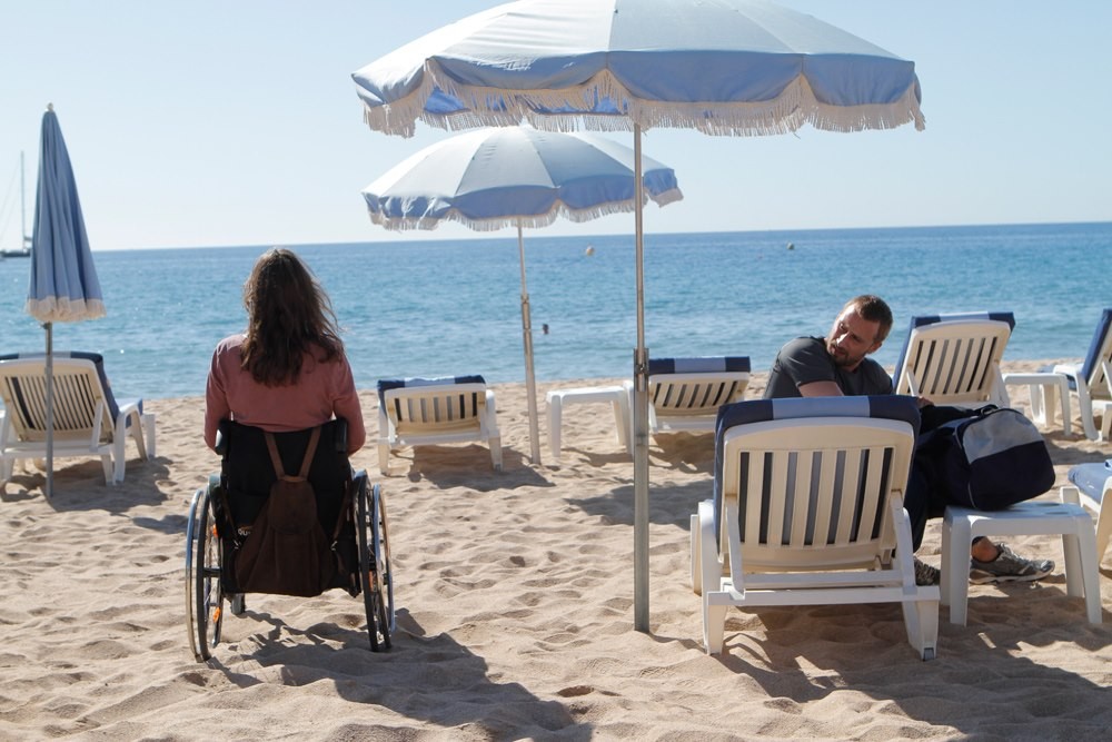 Marion Cotillard stars as Stephanie and Matthias Schoenaerts stars as Alain van Versch in Sony Pictures Classics' Rust and Bone (2012)