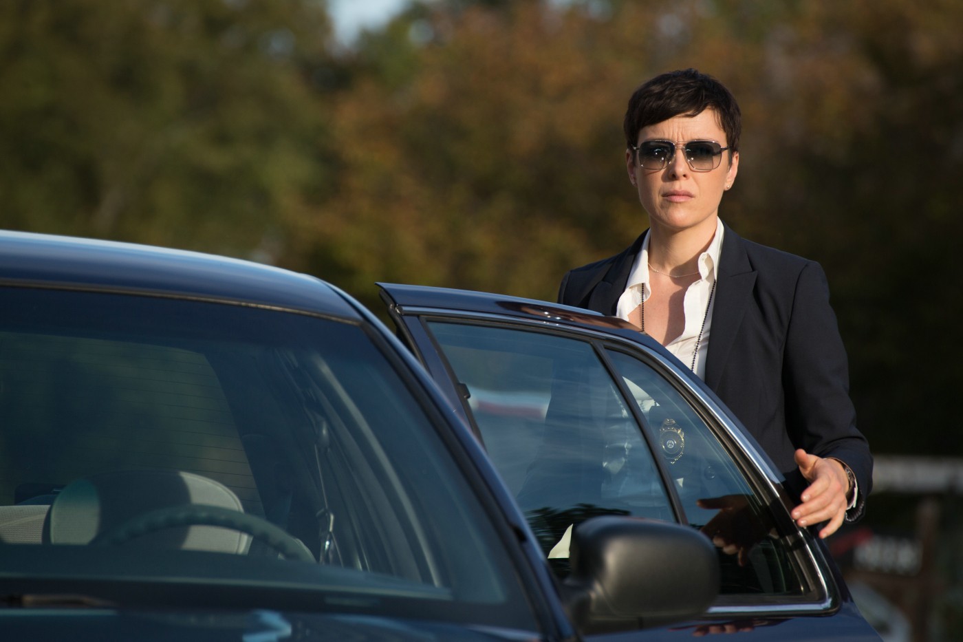 Olivia Williams stars as Investigator Caroline Brentwood in Open Road Films' Sabotage (2014)