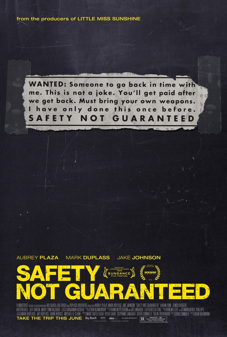 Poster of FilmDistrict's Safety Not Guaranteed (2012)