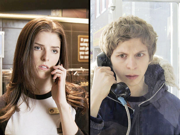 Anna Kendrick stars as Stacey Pilgrim and Michael Cera stars as Scott Pilgrim in Universal Pictures' Scott Pilgrim vs. the World (2010)