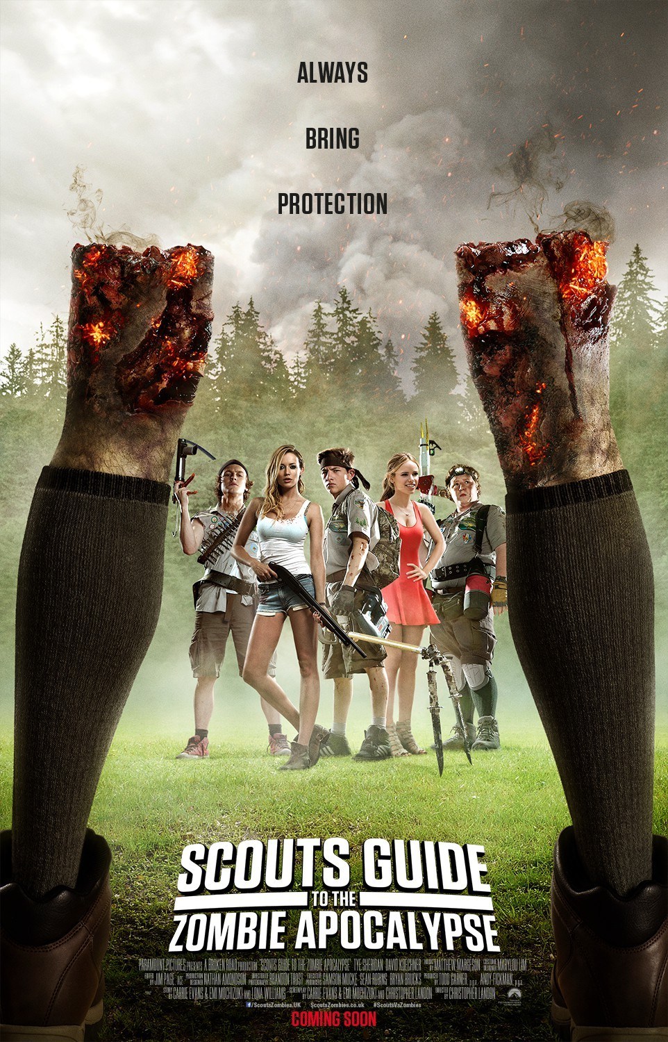 Poster of Paramount Pictures' Scout's Guide to the Zombie Apocalypse (2015)
