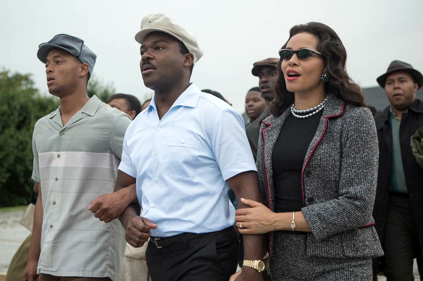 David Oyelowo stars as Martin Luther King Jr. and Carmen Ejogo stars as Coretta Scott King in Paramount Pictures' Selma (2014)
