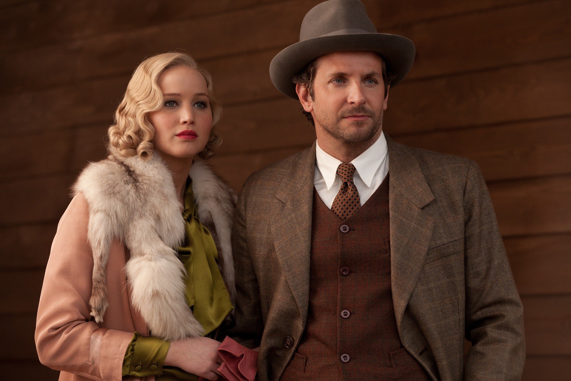 Jennifer Lawrence stars as Serena Pemberton and Bradley Cooper stars as George Pemberton in Magnolia Pictures' Serena (2015)