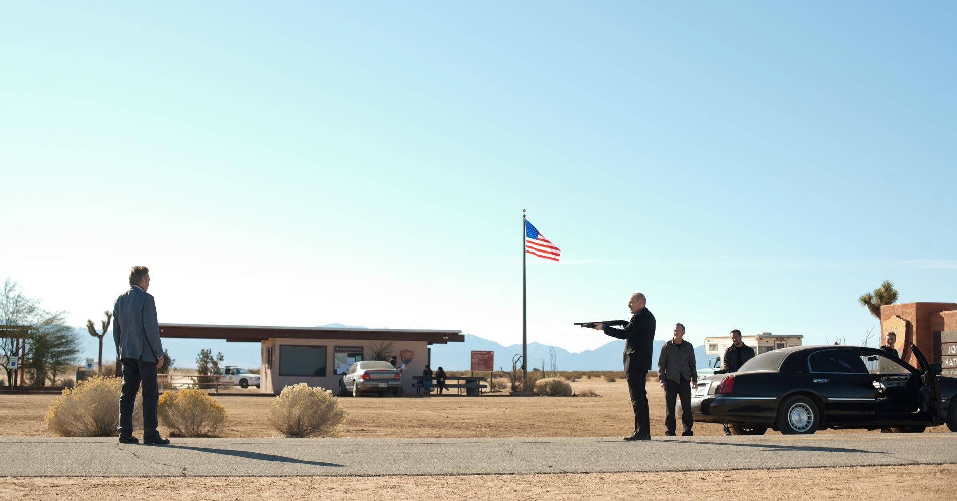 Christopher Walken stars as Hans and Woody Harrelson stars as Charlie in CBS Films' Seven Psychopaths (2012)