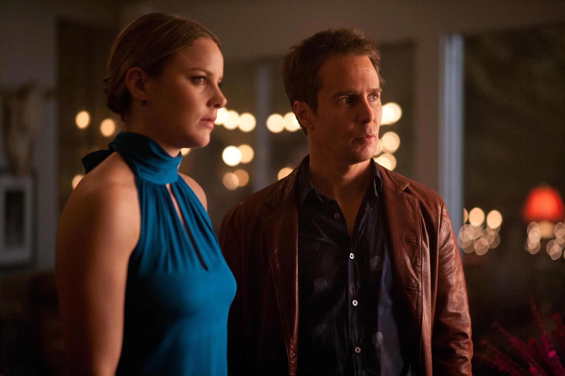 Abbie Cornish stars as Kaya and Sam Rockwell stars as Billy in CBS Films' Seven Psychopaths (2012)
