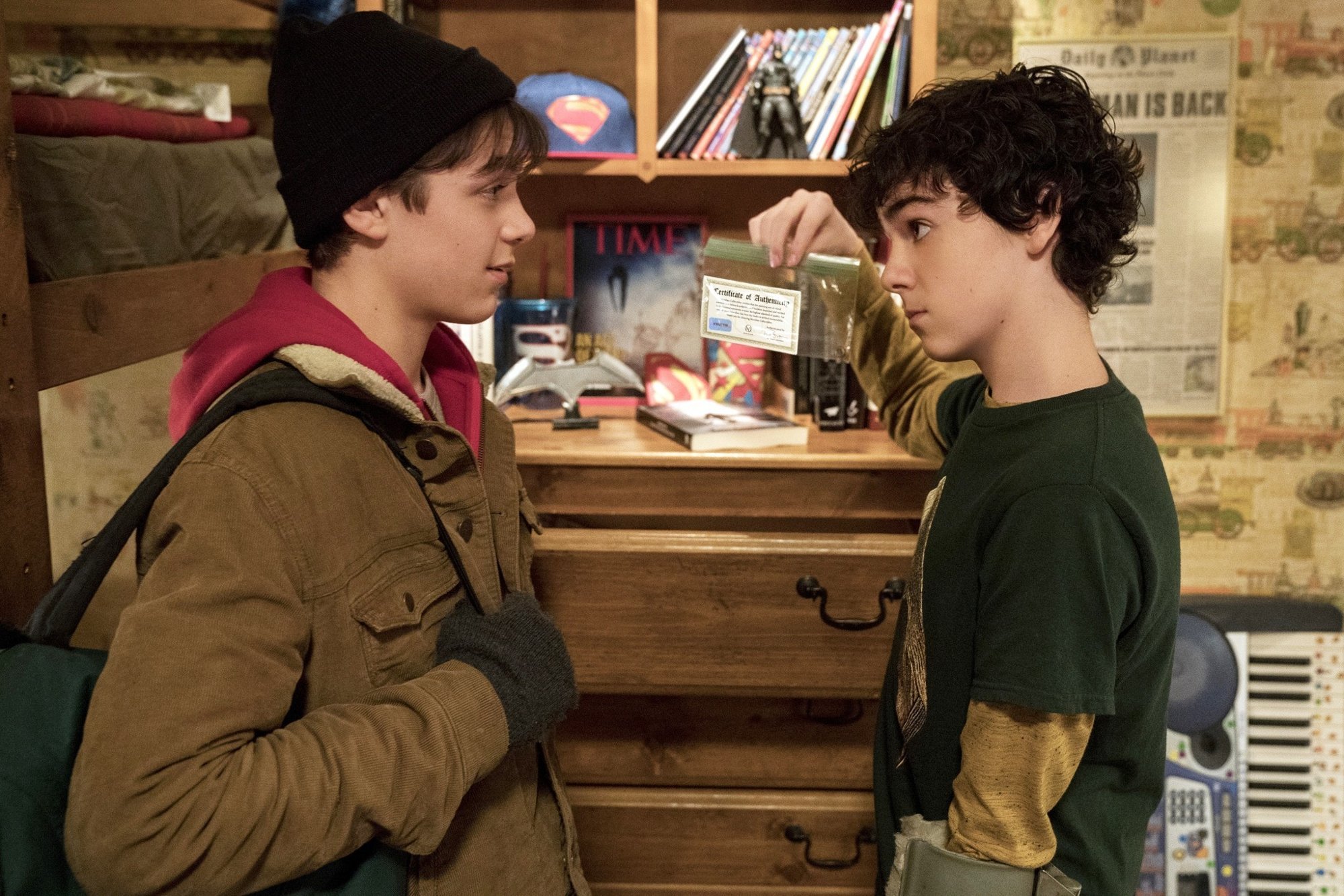 Asher Angel stars as Billy Batson and Jack Dylan Grazer stars as Freddy Freeman in Warner Bros. Pictures' Shazam! (2019)