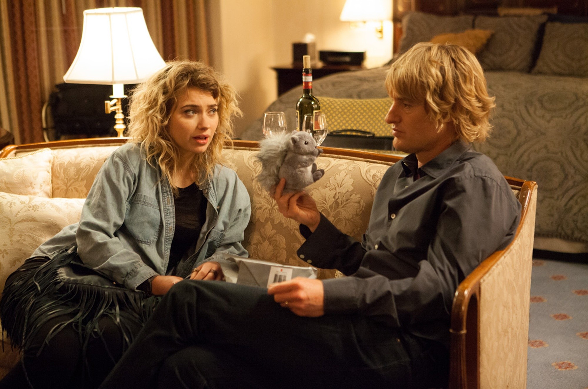 Imogen Poots stars as Izzy and Owen Wilson stars as Arnold in Clarius Entertainment's She's Funny That Way (2015)