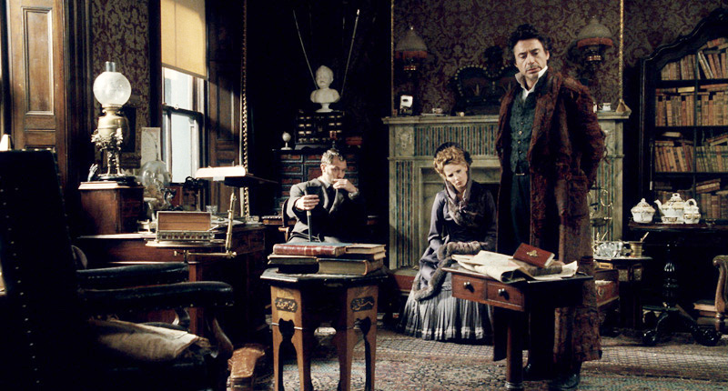 Jude Law, Kelly Reilly and Robert Downey Jr. in Warner Bros. Pictures' Sherlock Holmes (2009)