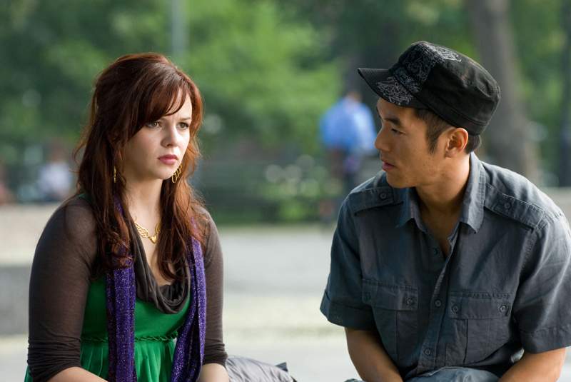 Amber Tamblyn stars as Tibby and Leonardo Nam stars as Brian in Warner Bros. Pictures' The Sisterhood of the Traveling Pants 2 (2008)