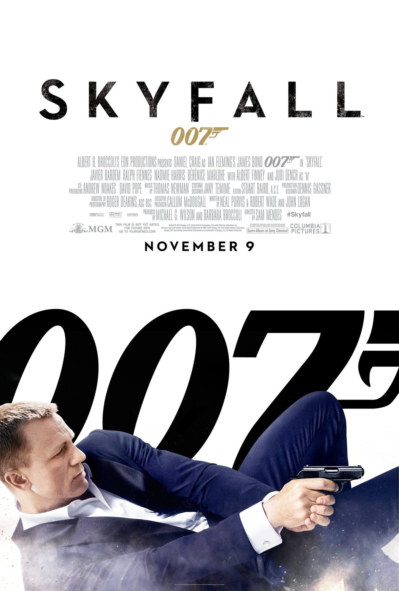 Poster of Columbia Pictures' Skyfall (2012)