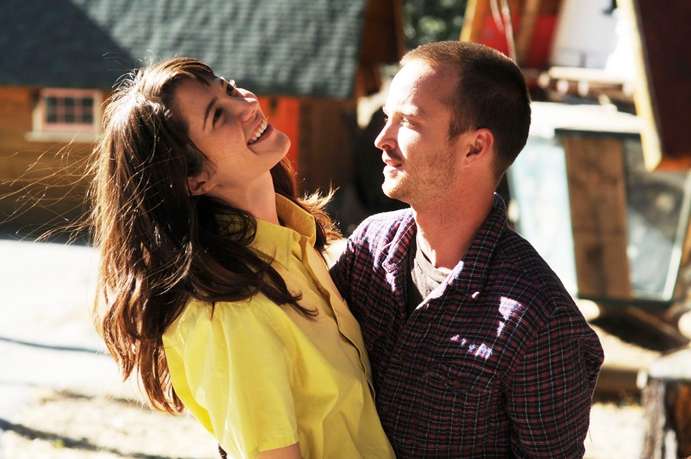 Mary Elizabeth Winstead stars as Kate Hannah and Aaron Paul stars as Charlie Hannah in Sony Pictures Classics' Smashed (2012)