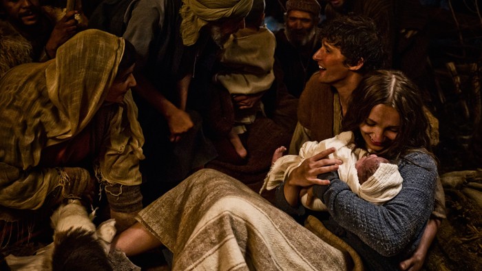 Joe Coen stars as Joseph and Leila Mimmack stars as Young Mary in 20th Century Fox's Son of God (2014)