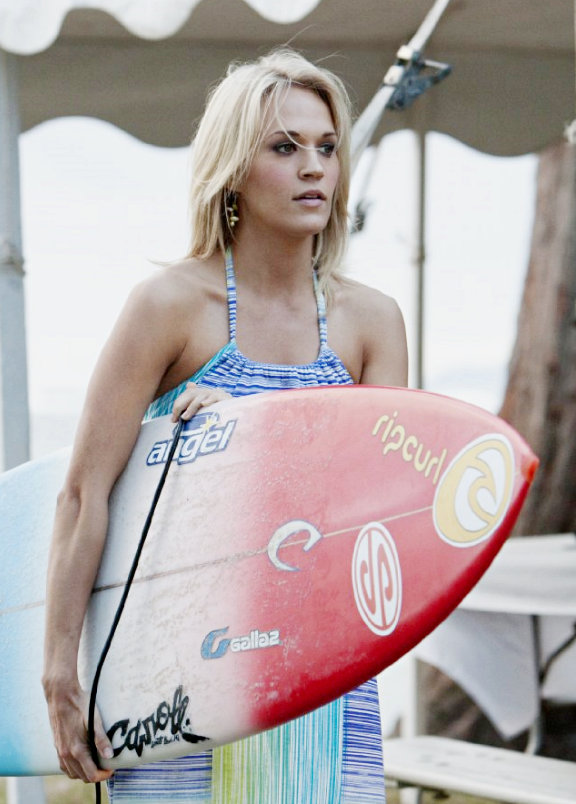 Carrie Underwood stars as Sarah Hill in TriStar Pictures' Soul Surfer (2011)