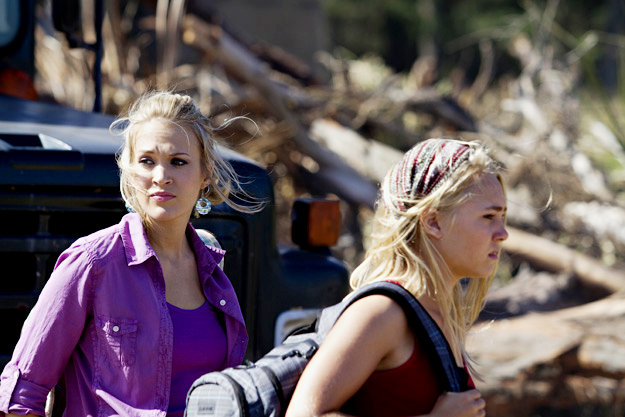 Carrie Underwood stars as Sarah Hill and AnnaSophia Robb stars as Bethany Hamilton in TriStar Pictures' Soul Surfer (2011)