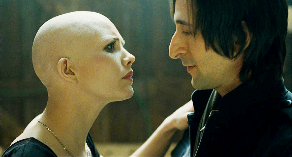 Delphine Chaneac stars as Dren and Adrien Brody stars as Clive in Warner Bros. Pictures' Splice (2010)