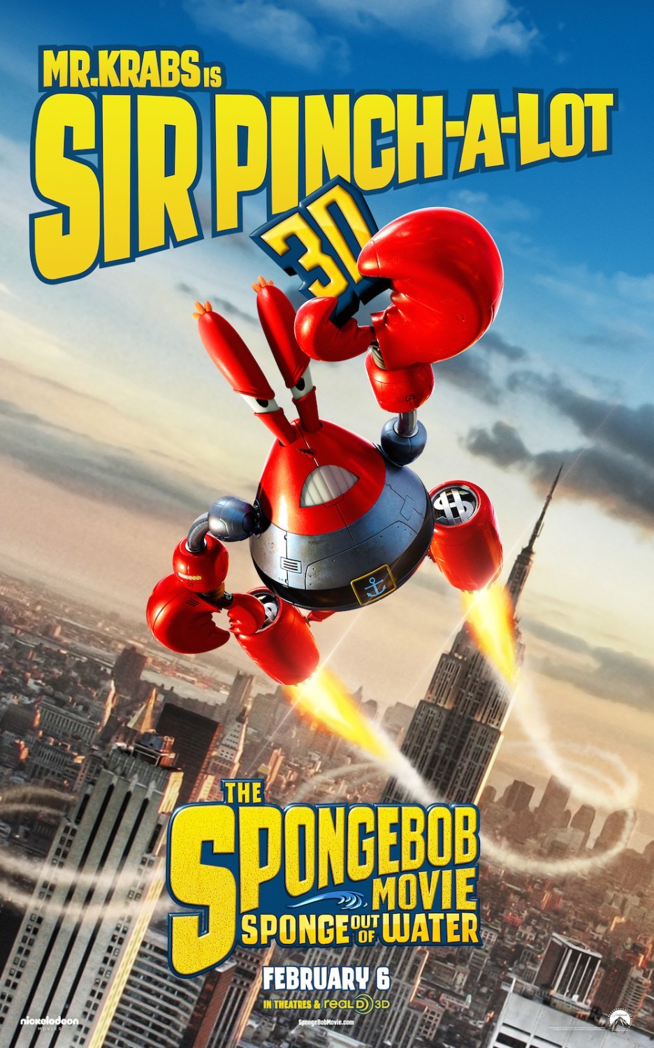 Poster of Paramount Pictures' The SpongeBob Movie: Sponge Out of Water (2015)