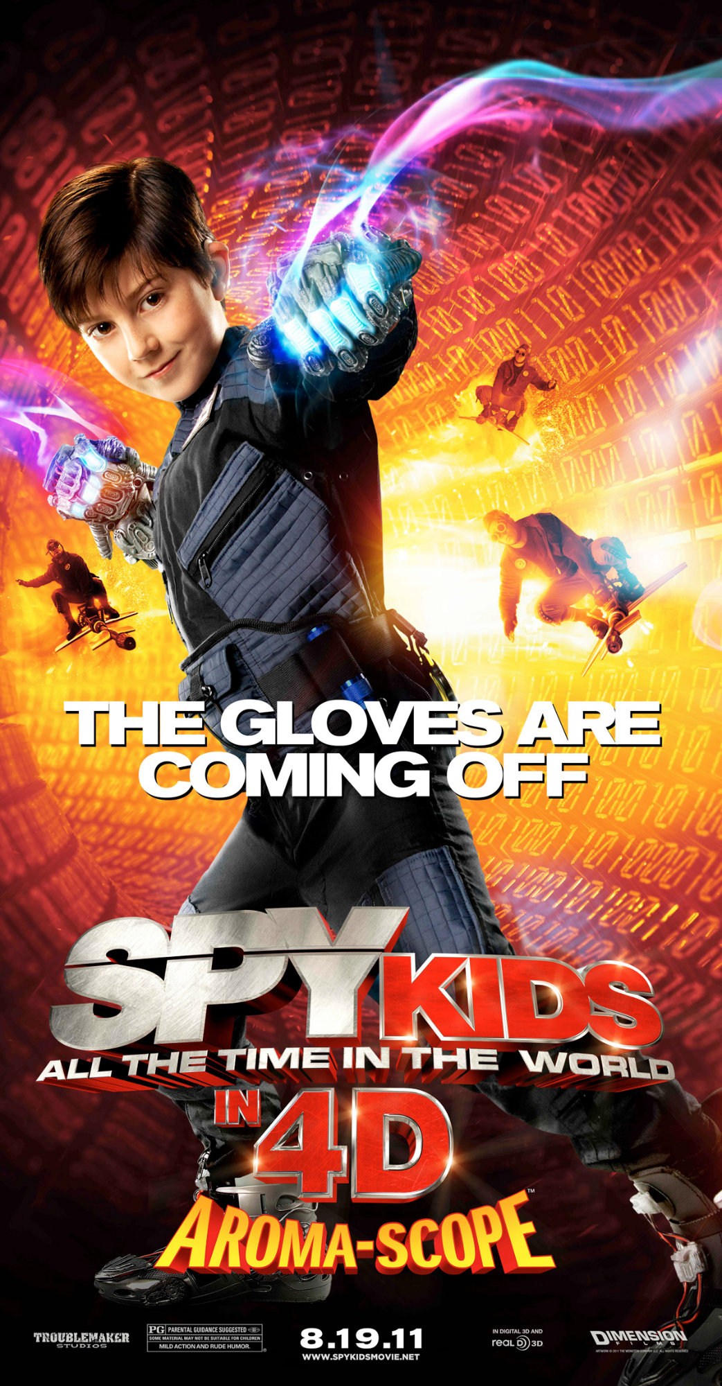 Poster of Dimension Films' Spy Kids 4: All the Time in the World (2011)