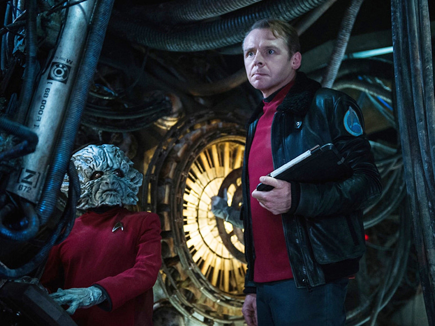 Simon Pegg stars as Scotty in Paramount Pictures' Star Trek Beyond (2016)