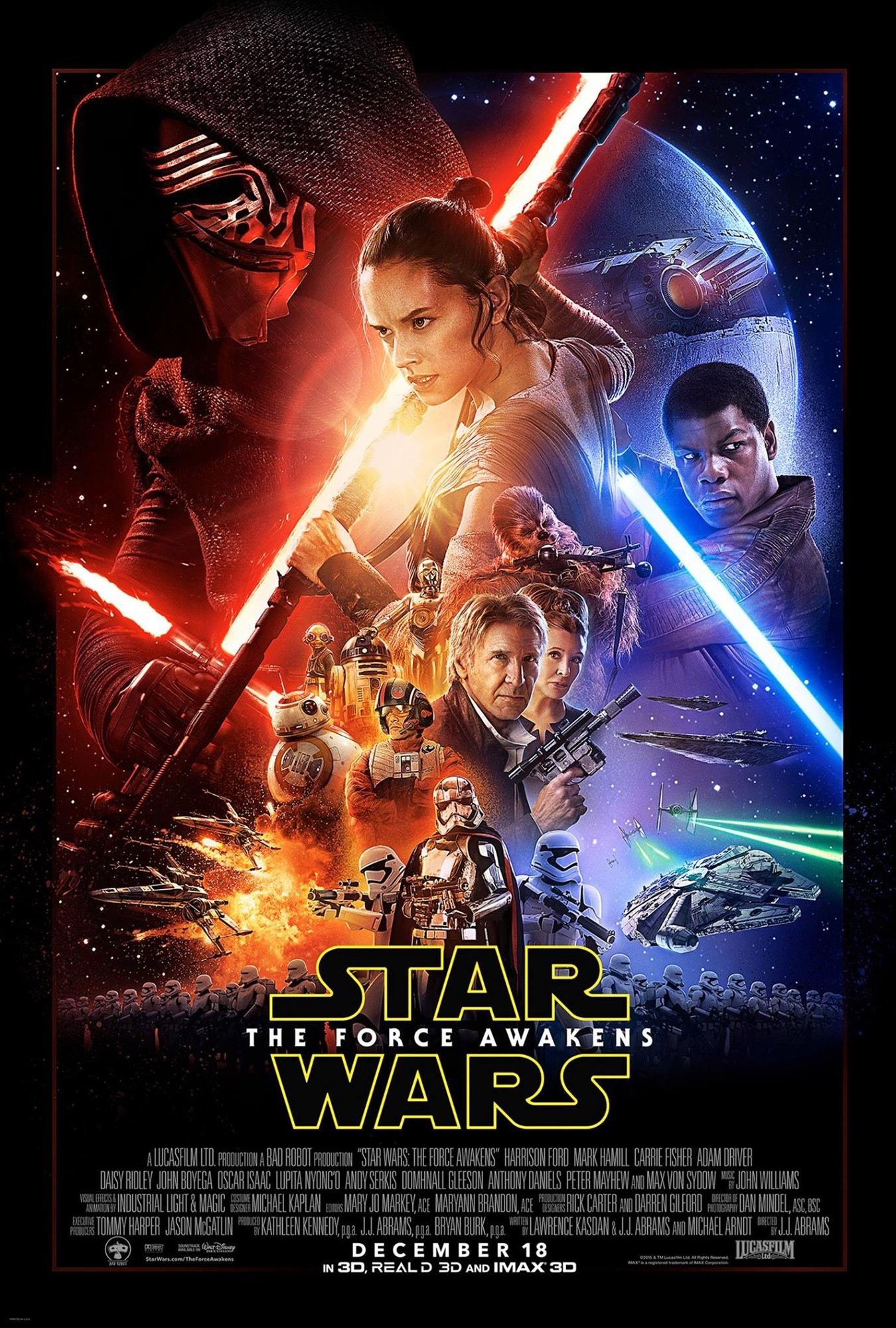 Poster of Walt Disney Pictures' Star Wars: The Force Awakens (2015)