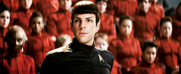 Zachary Quinto stars as Spock in Paramount Pictures' Star Trek (2009)