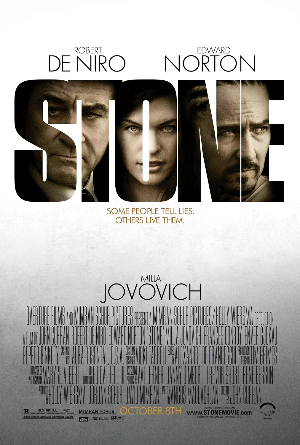 Poster of Overture Films' Stone (2010)