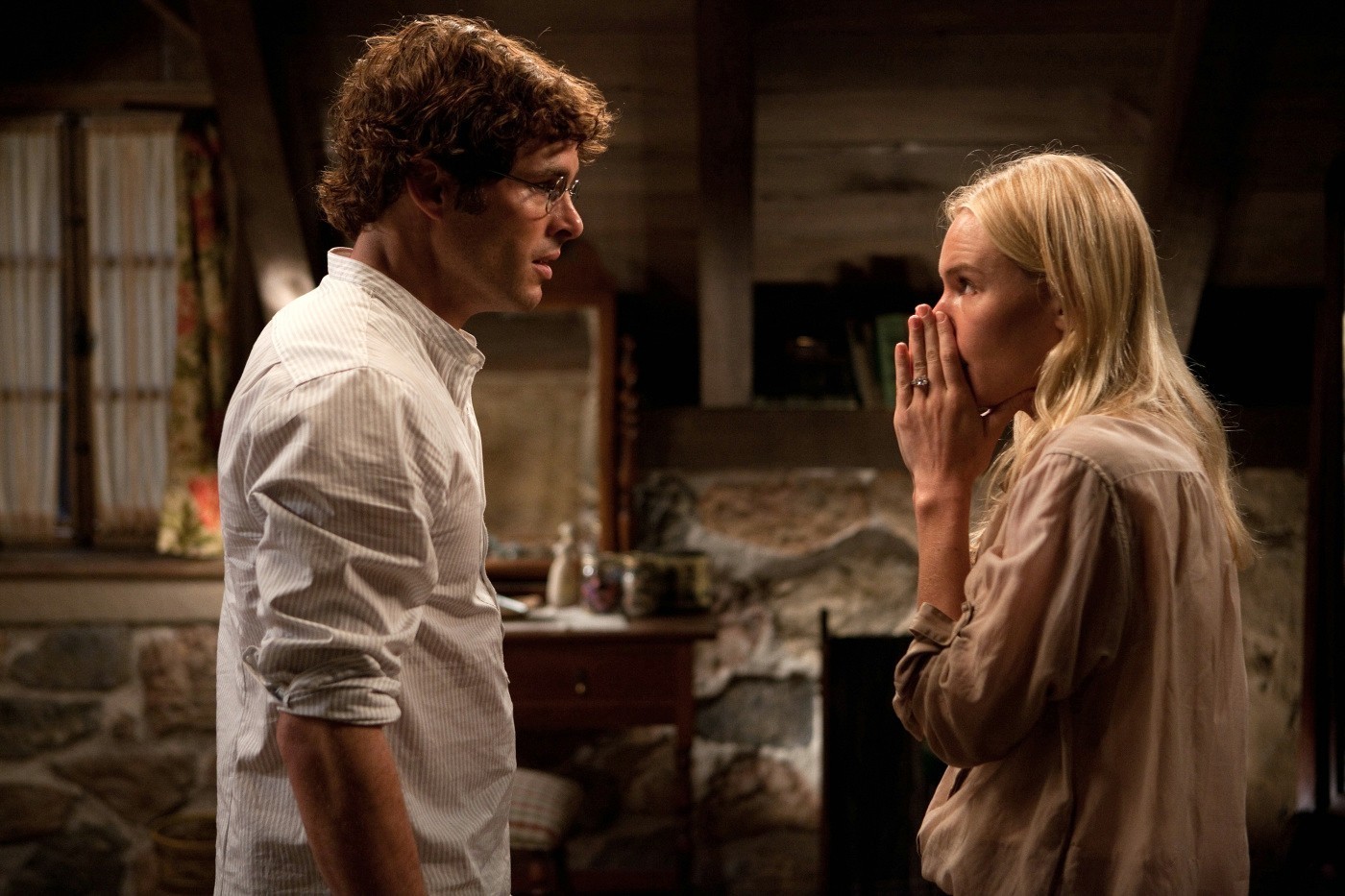 James Marsden stars as David Sumner and Kate Bosworth stars as Amy Sumner in Screen Gems' Straw Dogs (2011)