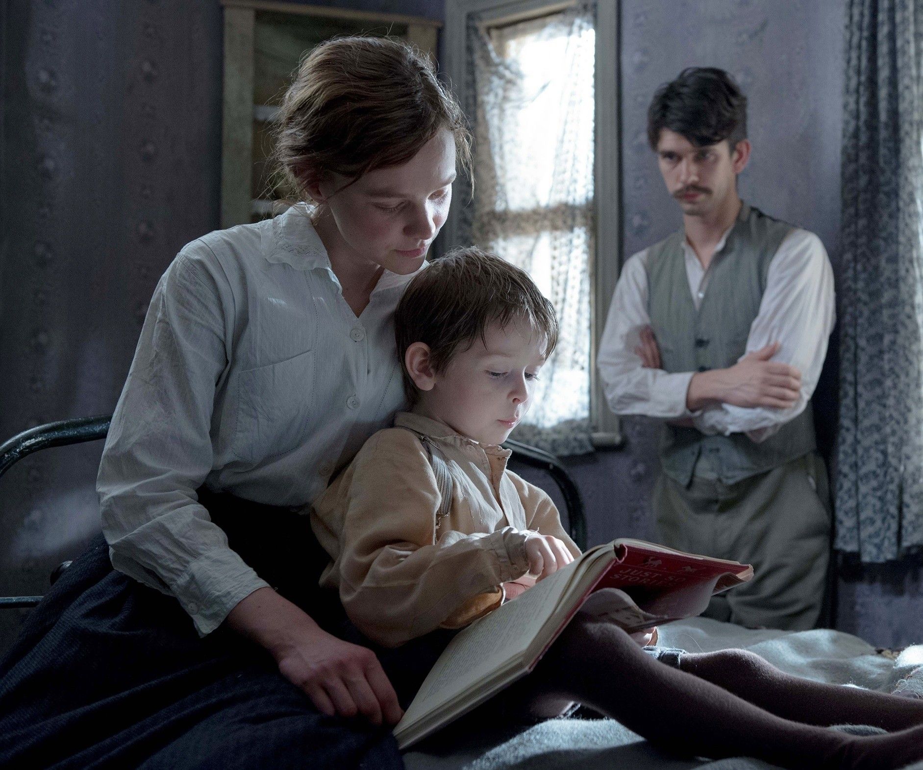 Carey Mulligan stars as Maud Watts and Ben Whishaw stars as Sonny Watts in Focus Features' Suffragette (2015)