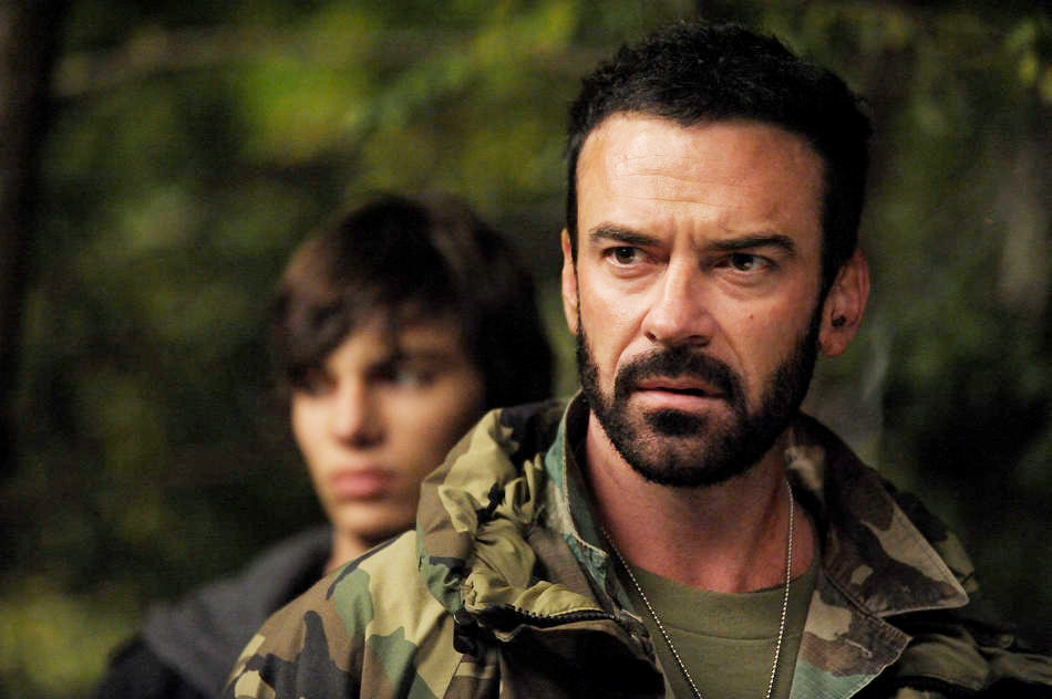 Devon Bostick stars as Boy and Alan Van Sprang stars as Sarge 'Nicotine' Crocket in Artfire Films' Survival of the Dead (2010)