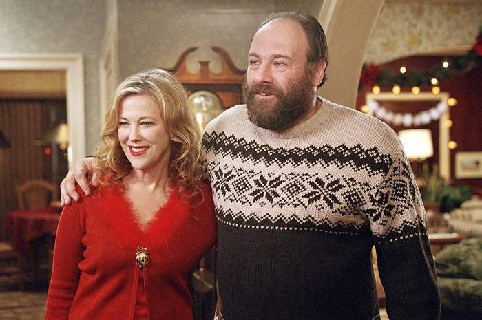 James Gandolfini and Catherine O'Hara in Columbia Pictures' Surviving Christmas (2004)