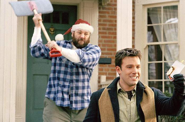 Ben Affleck and James Gandolfini in Columbia Pictures' Surviving Christmas (2004)