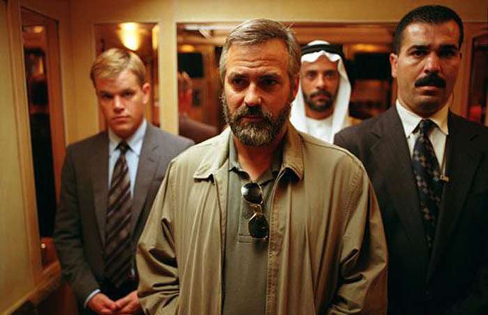 Syriana George Clooney. Matt Damon and George Clooney