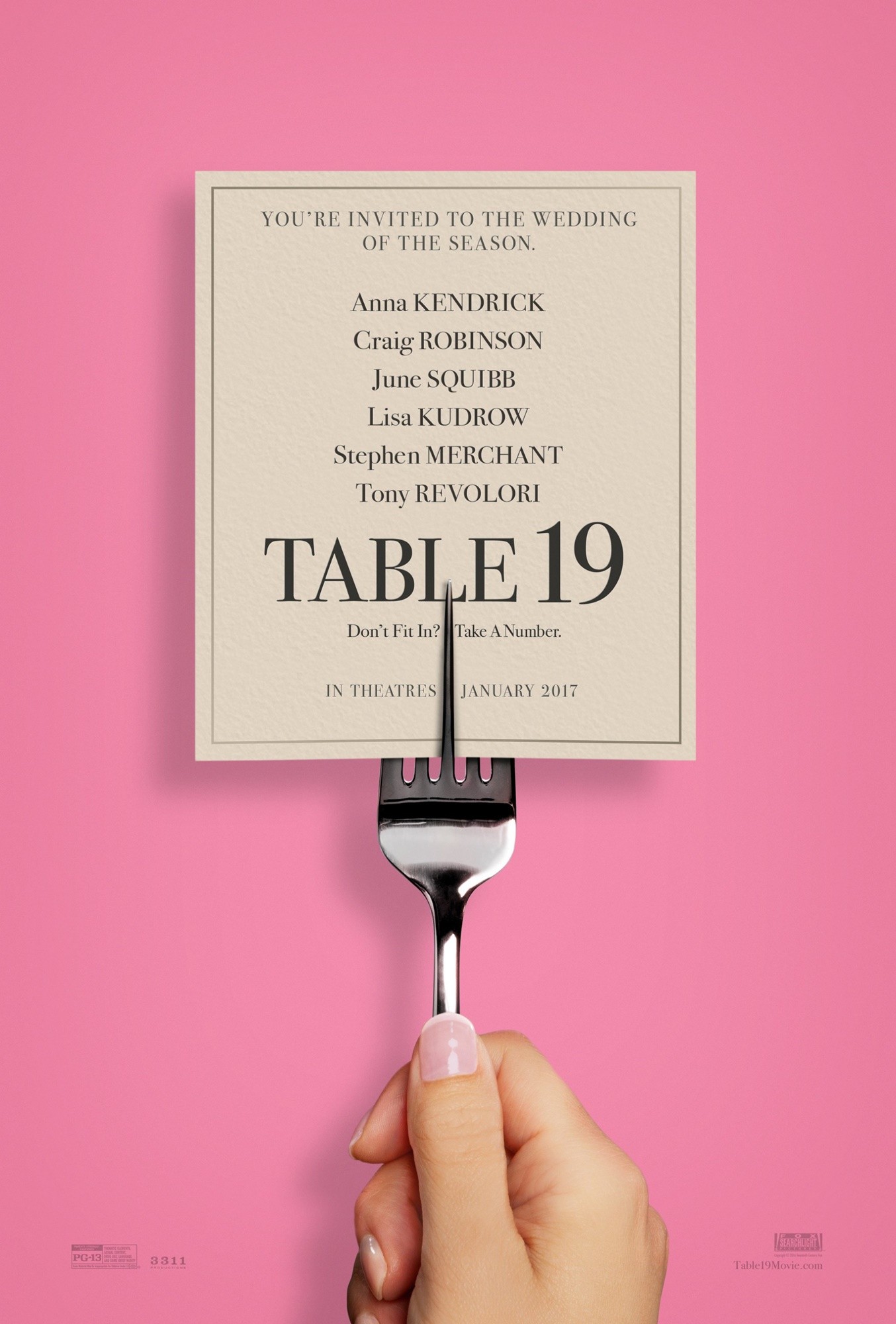Poster of Fox Searchlight Pictures' Table 19 (2017)