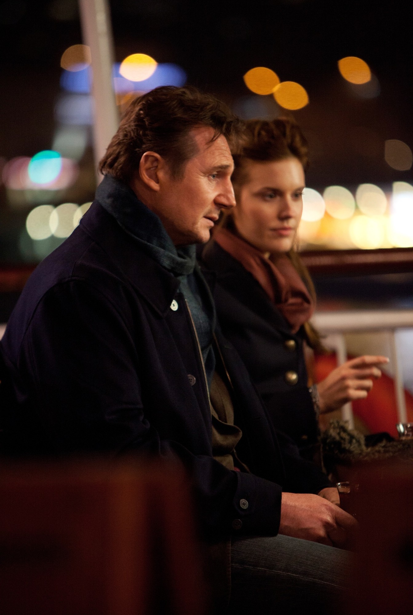 Liam Neeson stars as Bryan Mills and Maggie Grace stars as Kim in The 20th Century Fox's Taken 2 (2012)