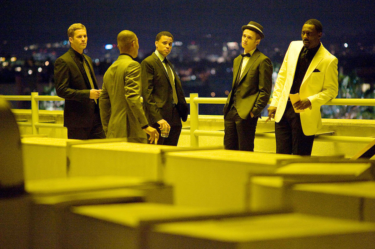 Paul Walker, Michael Ealy, Hayden Christensen and Idris Elba in Screen Gems' Takers (2010)