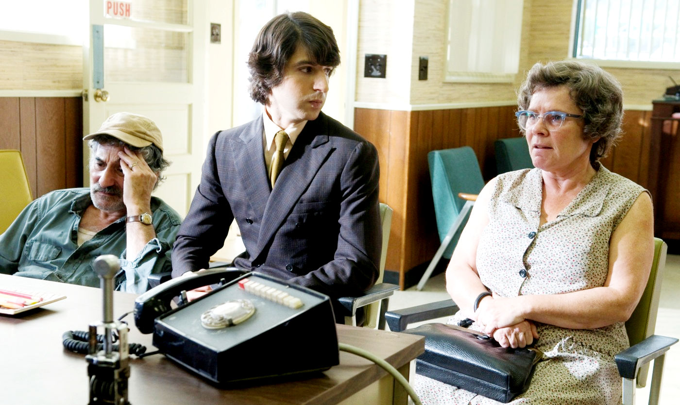 Henry Goodman, Demetri Martin and Imelda Staunton in Focus Features' Taking Woodstock (2009). Photo credit by Ken Regan.