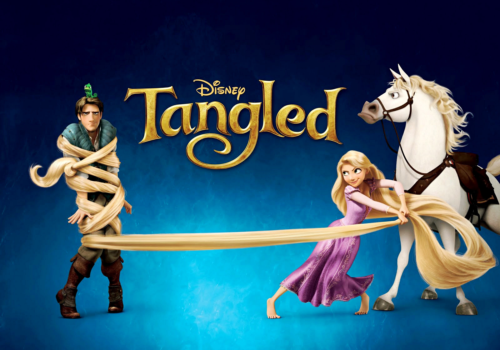 Poster of Walt Disney Pictures' Tangled (2010)