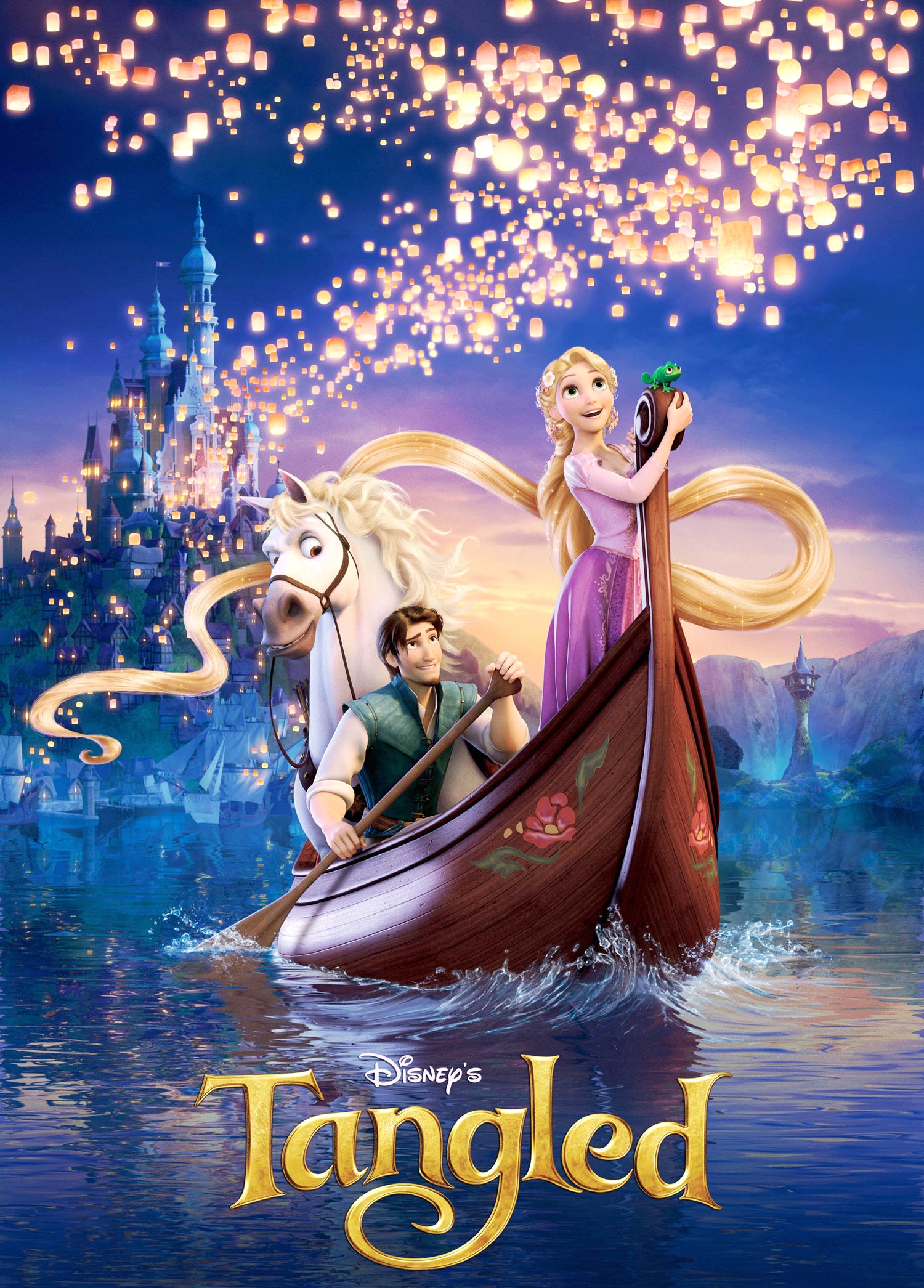 Poster of Walt Disney Pictures' Tangled (2010)