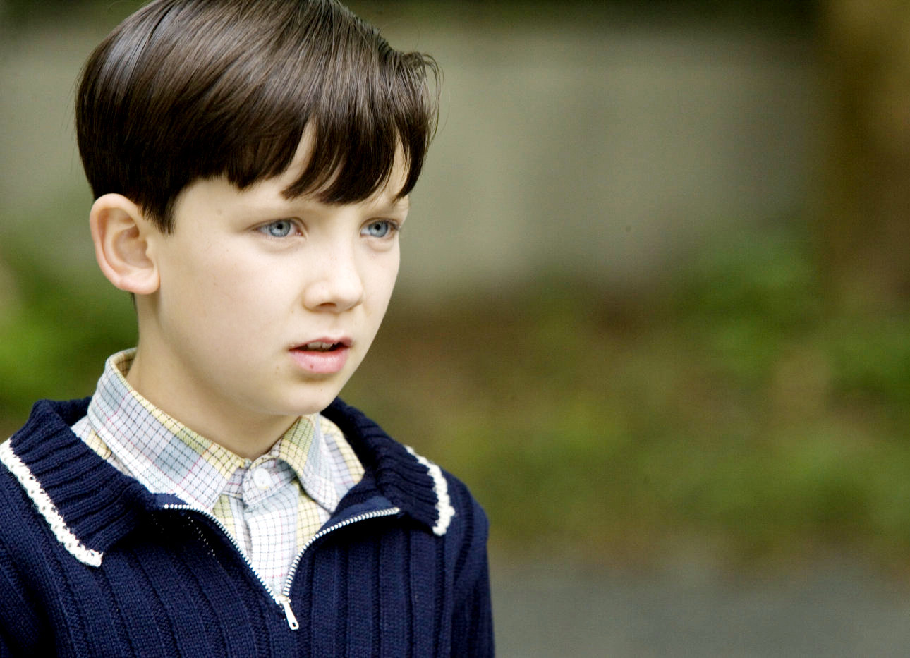 Asa Butterfield stars as Bruno in Miramax Films' The Boy in the Striped Pajamas (2008)