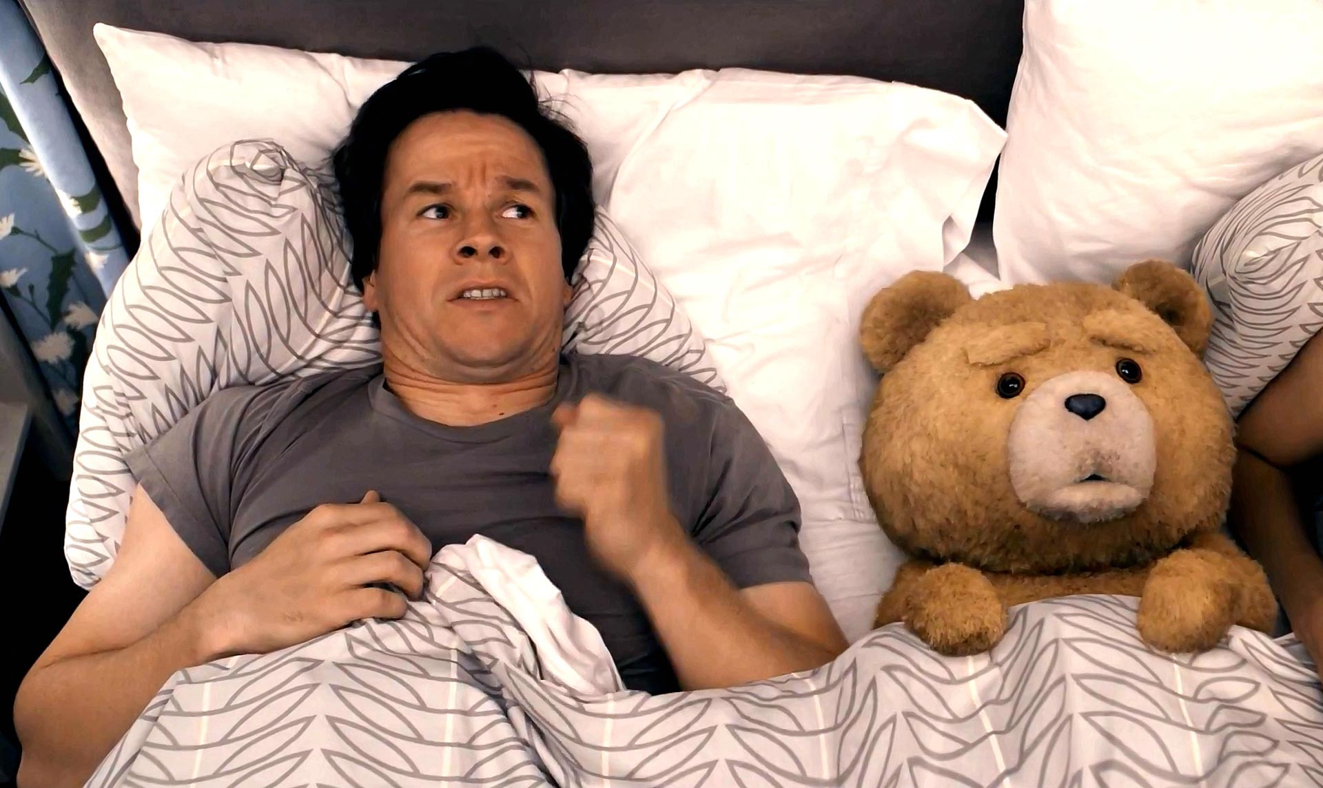 Mark Wahlberg stars as John and Ted in Universal Pictures' Ted (2012)