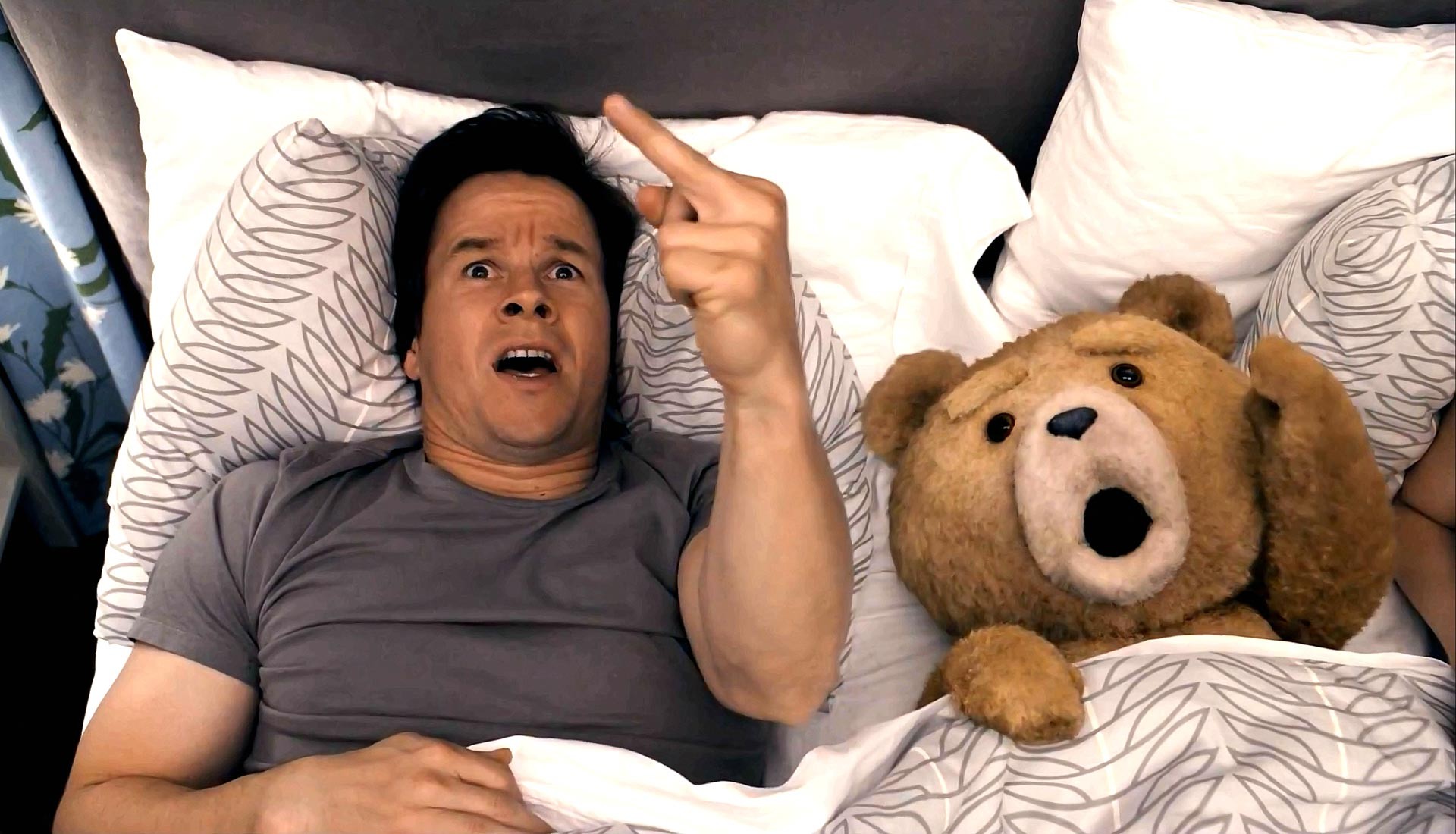 Mark Wahlberg stars as John and Ted in Universal Pictures' Ted (2012)