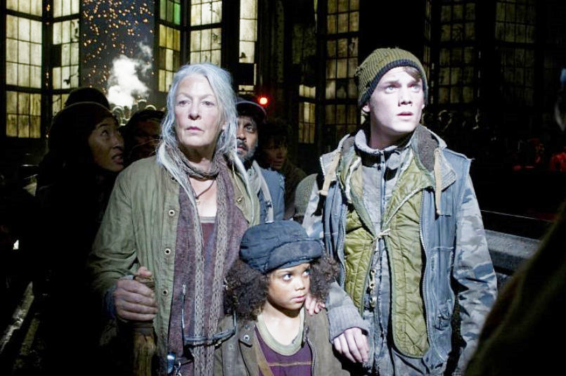 Jane Alexander, Jadagrace and Anton Yelchin in Warner Bros. Pictures' Terminator Salvation (2009)