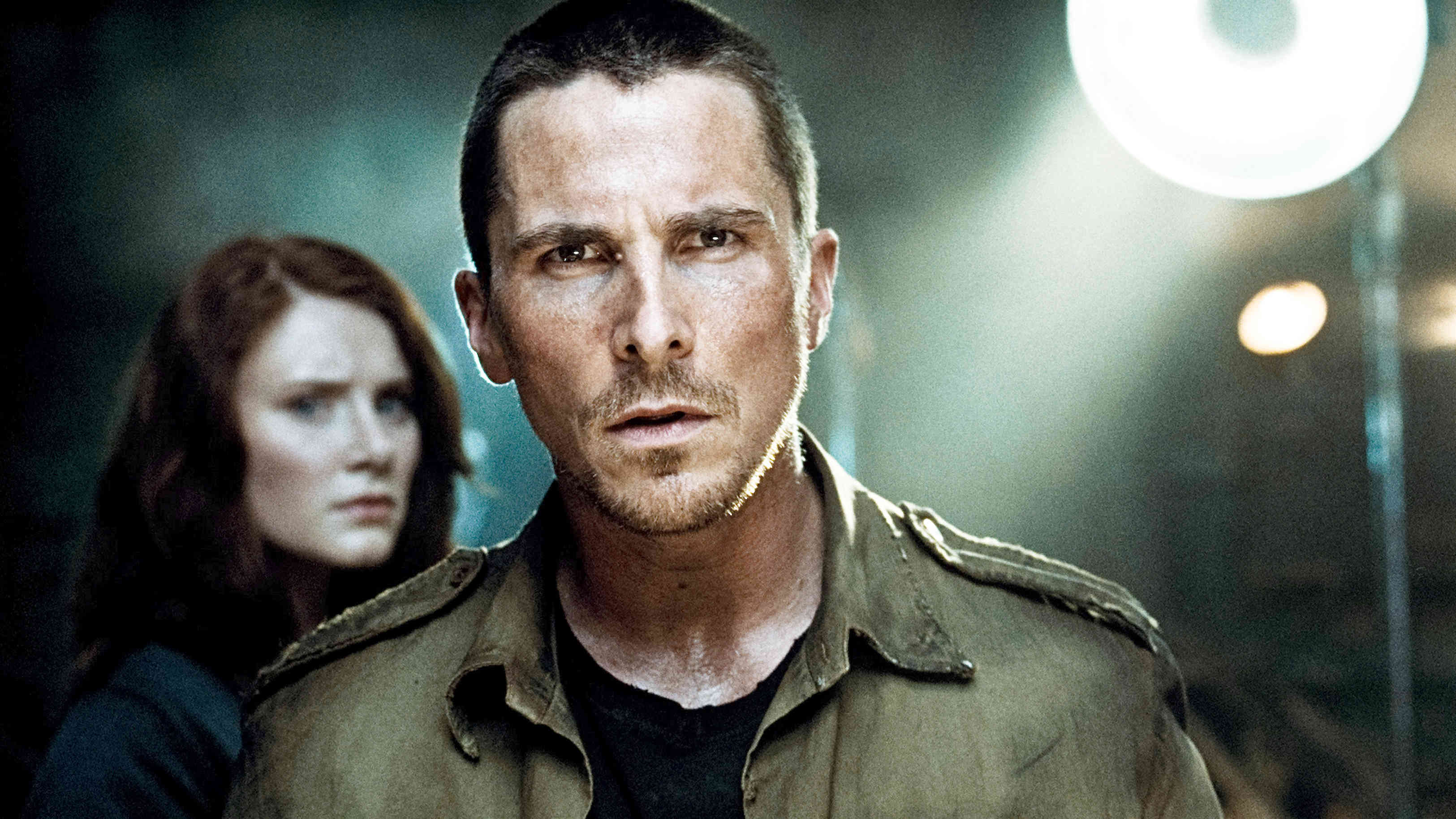 Bryce Dallas Howard stars as Kate Connor and Christian Bale stars as John Connor in Warner Bros. Pictures' Terminator Salvation (2009)