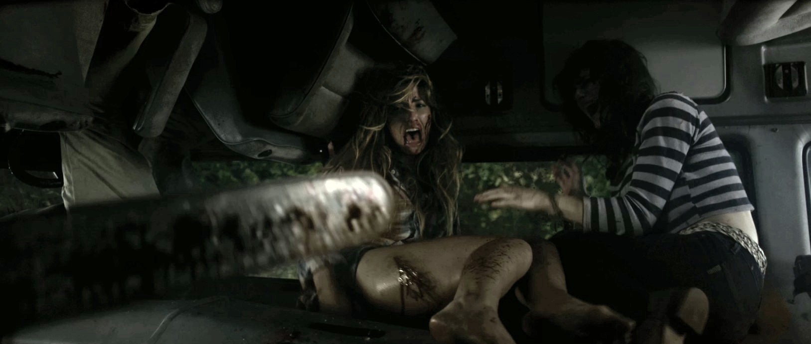 Alexandra Daddario stars as Heather Miller and Tania Raymonde stars as Nikki in Lionsgate Films' Texas Chainsaw 3D (2013)