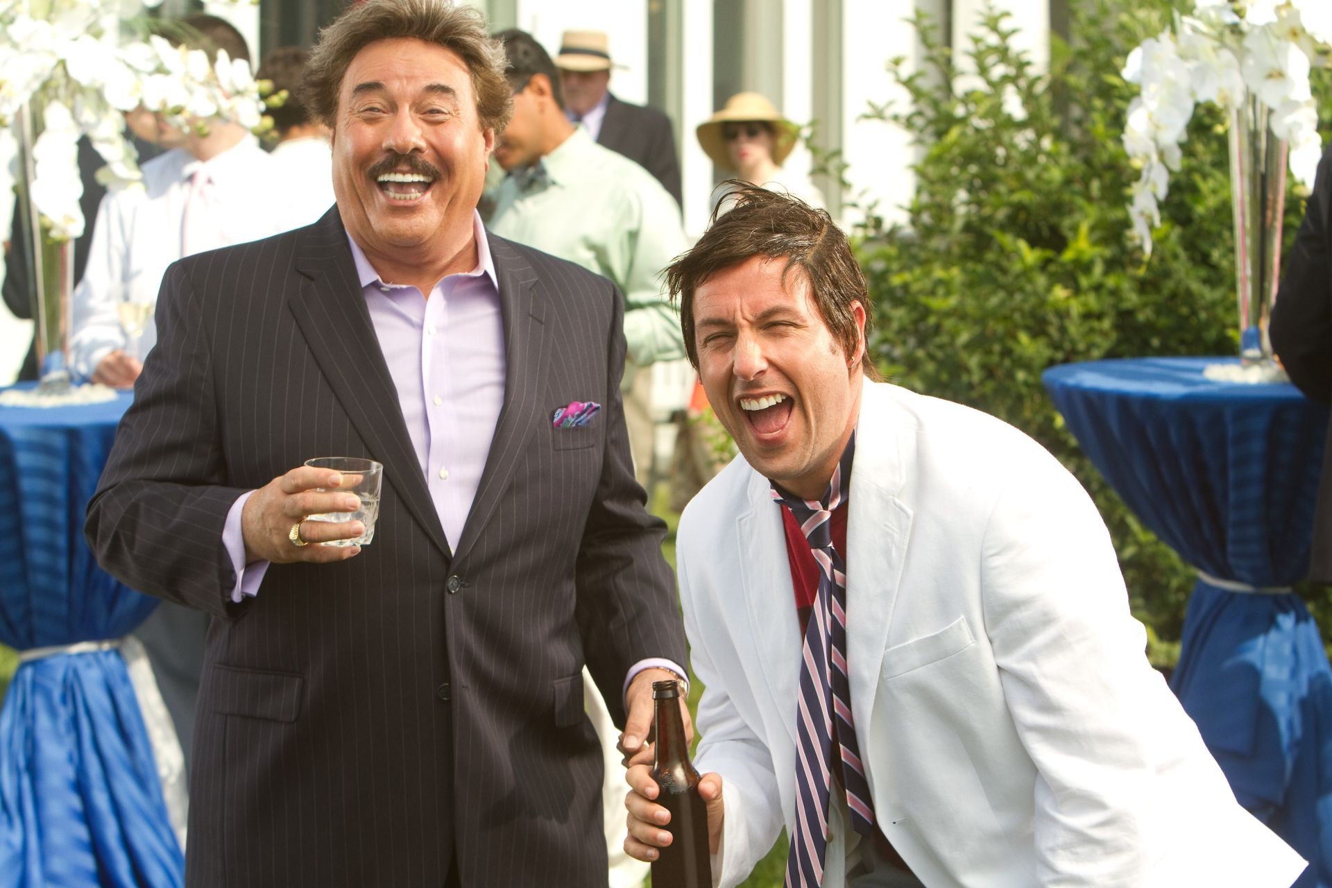 Tony Orlando stars as Steve Spirou and Adam Sandler stars as Donny Berger in Columbia Pictures' That's My Boy (2012). Photo credit by Tracy Bennett.