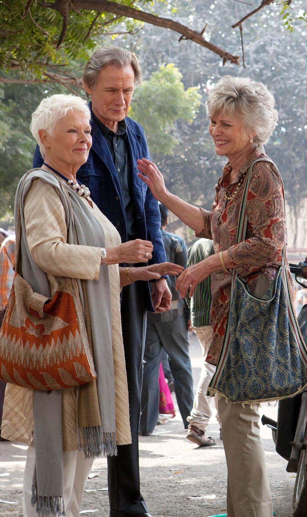 Judi Dench, Bill Nighy and Diana Hardcastle in Fox Searchlight Pictures' The Second Best Exotic Marigold Hotel (2015)