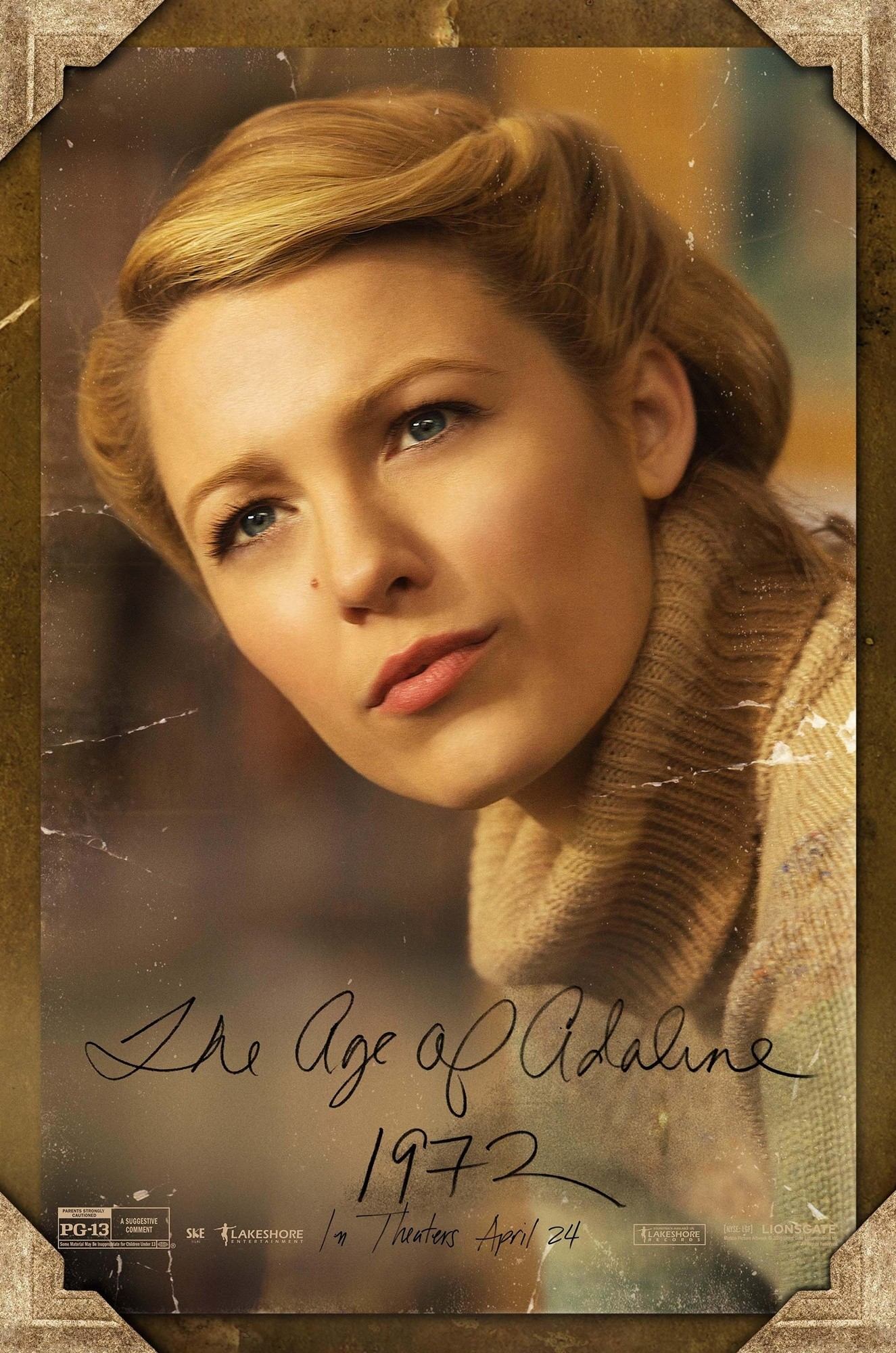 Poster of Lionsgate Films' The Age of Adaline (2015)