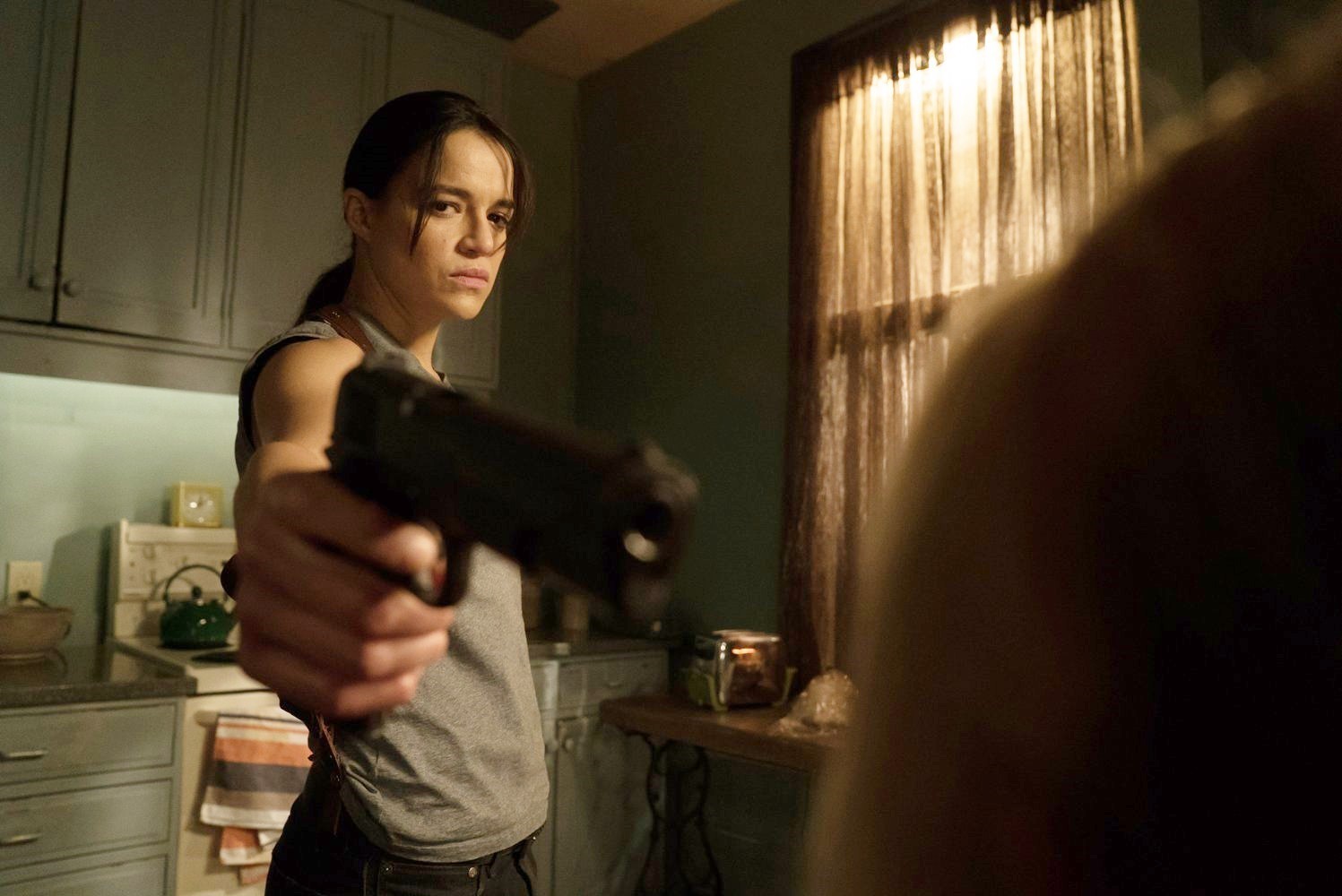 Michelle Rodriguez stars as Frank Kitchen/Tomboy in Saban Films' The Assignment (2017)