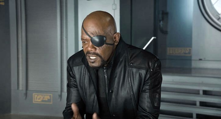 Samuel L. Jackson stars as Nick Fury in Walt Disney Pictures' The Avengers (2012)