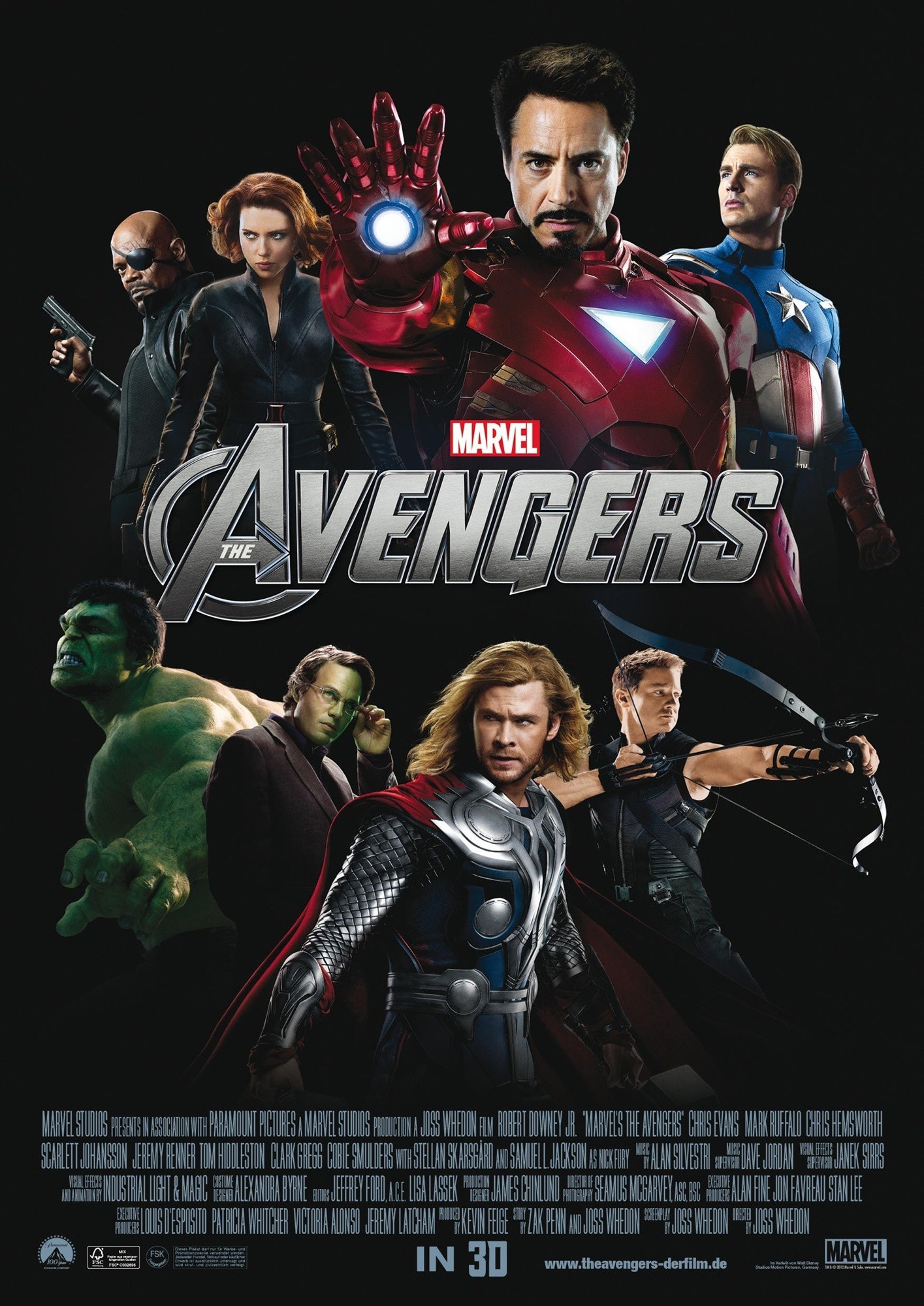 Poster of Walt Disney Pictures' The Avengers (2012)