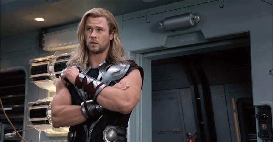 Chris Hemsworth stars as Thor in Walt Disney Pictures' The Avengers (2012)